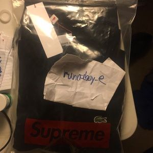 Supreme X Locaste Small Velour Half-Zip Deadstock